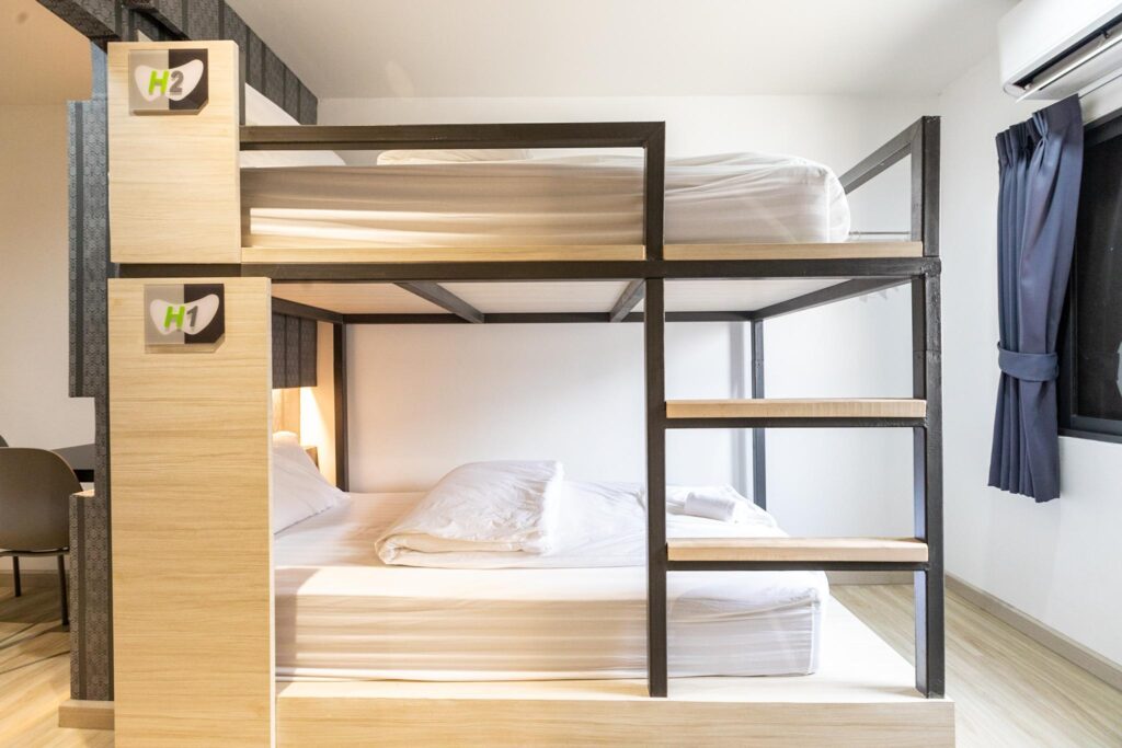 Baan-Kun-Mhor-Private Room Bunk Bed-Bedroom