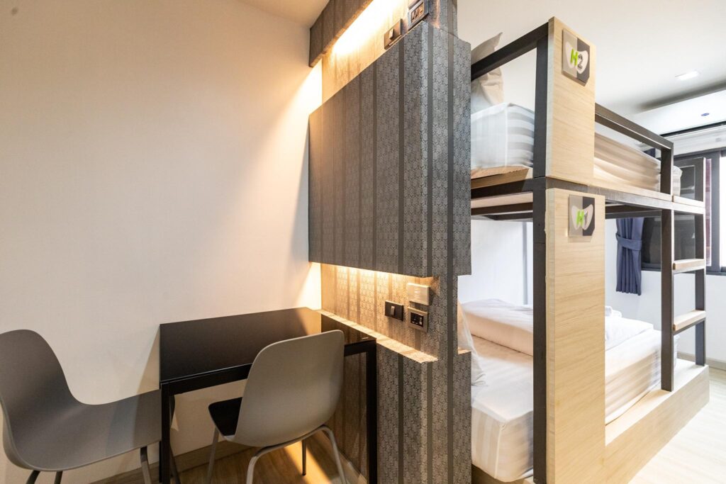Baan-Kun-Mhor-Private Room Bunk Bed-Bedroom01