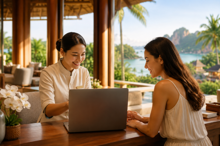 HotelsDirectBooking connecting a traveler with a hotel direct-booking team